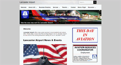 Desktop Screenshot of lancasterairport.com