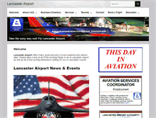 Tablet Screenshot of lancasterairport.com